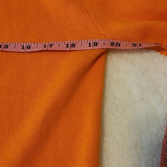 Burgess Cashmere and Cotton Biggio Orange  Travel Coat/Cardigan Size Medium NWT - Picture 3 of 7